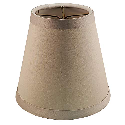 Royal Designs CS-1004-5GR Clip On Empire Chandelier Lamp Shade, 3"