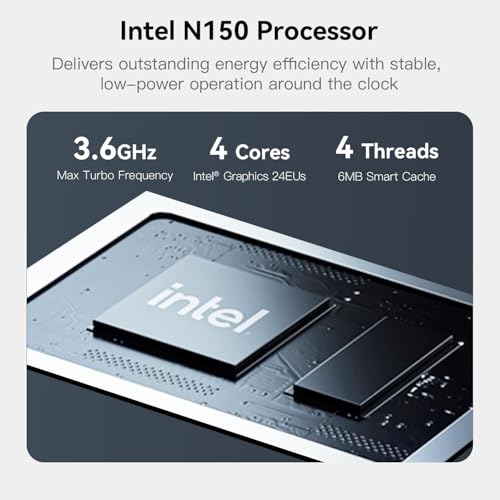 Image of Beelink ME mini N150 Mini PC, Intel N150(4C /4T, up to 3.6GHz), 16GB LPDDR5, 1TB PCle3.0 SSD, ME Mini Computer Support Dual 2.5G LAN, Cloud Disk, Virtual Machine, Soft Router, NAS, HTPC