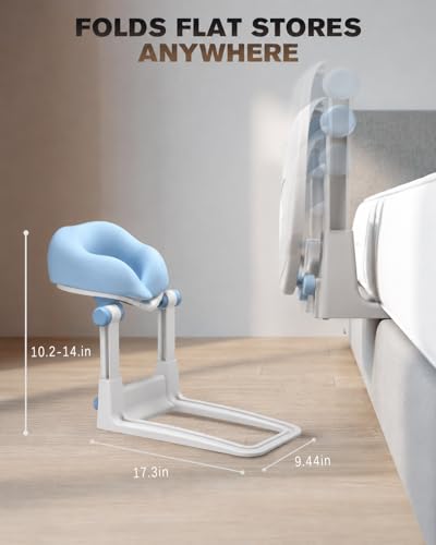 Olaeleay Massage Headrest for Bed – Adjustable Massage Face Cradle at Home that Turns Any Bed into a Comfortable Table for Home Spa, Couples Relaxation, Beauty & Tattoo Sessions — view 2