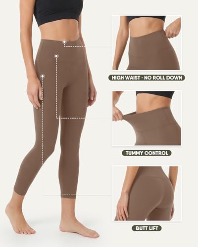 Image of ZOOSIXX High Waisted Leggings for Women Tummy Control Soft Workout Lounge Gym Pants
