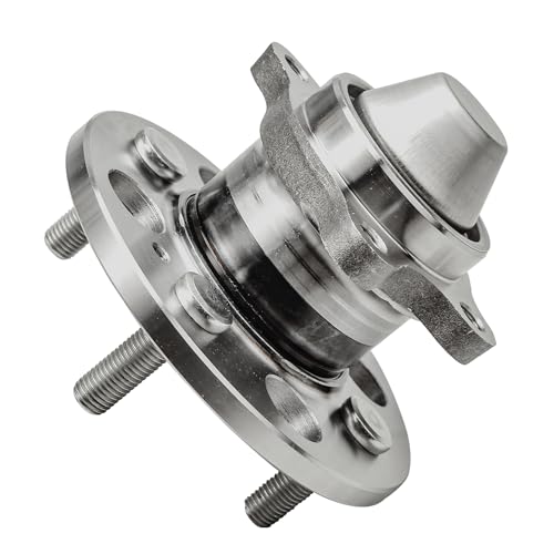 Image of Detroit Axle - Rear 2pc Wheel Bearing Hubs for 07-11 Hyundai Accent 06-11 Kia Rio Rio5, 2 Complete Wheel Bearing and Hubs Assembly 2007 2008 2009 2010 2011 Replacement