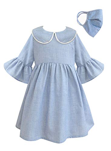 Image of A.T.U.N Girl's Cotton Skater Knee-Length Casual Dress