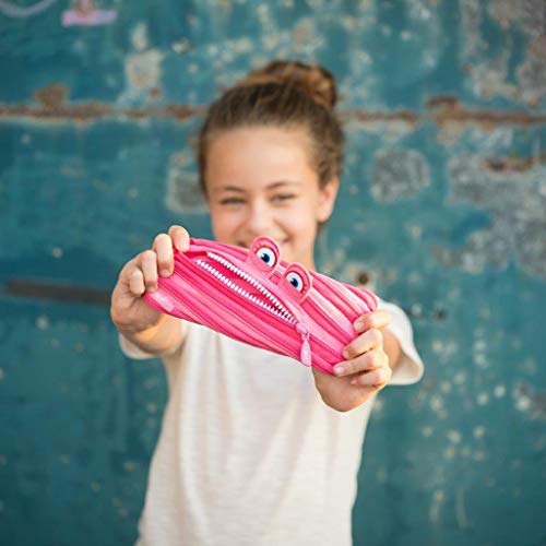 Estojo ZIPIT Wildlings, ZTM-WD-HIP, Rosa