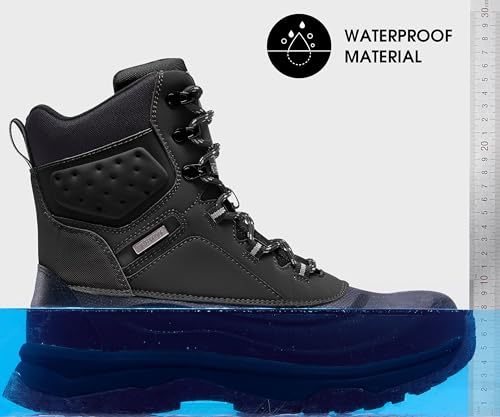 Snow Boots for Men Insulated Waterproof Winter Boots Outdoor Boot for Cold Weather3