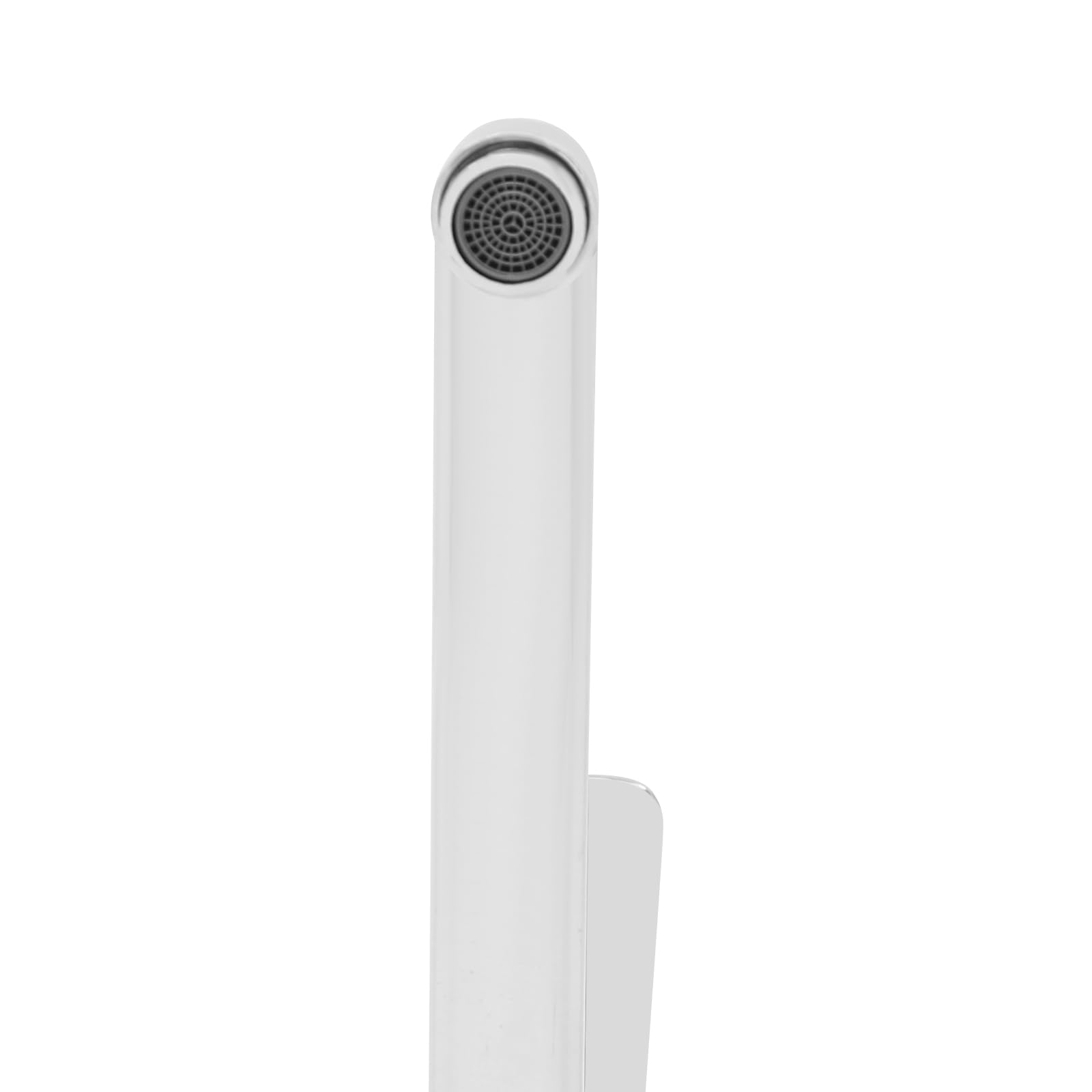 Grifo de bañera giratorio 360 grados reversible montado en la pared con cartucho de cerámica para bañera y ducha, 200 mm, latón cromado