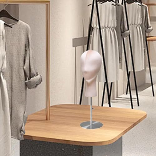 predolo Peruca suporte manequim cabeça modelo elegante estável ajustável hairpieces suporte chapéu e