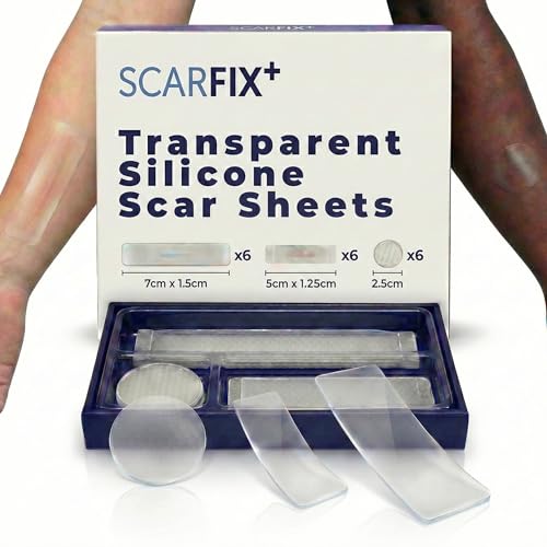 ScarFix+ Silicone Scar Patches | Medical-Grade & Hypoallergenic Scar Care for Surgery, C Section...