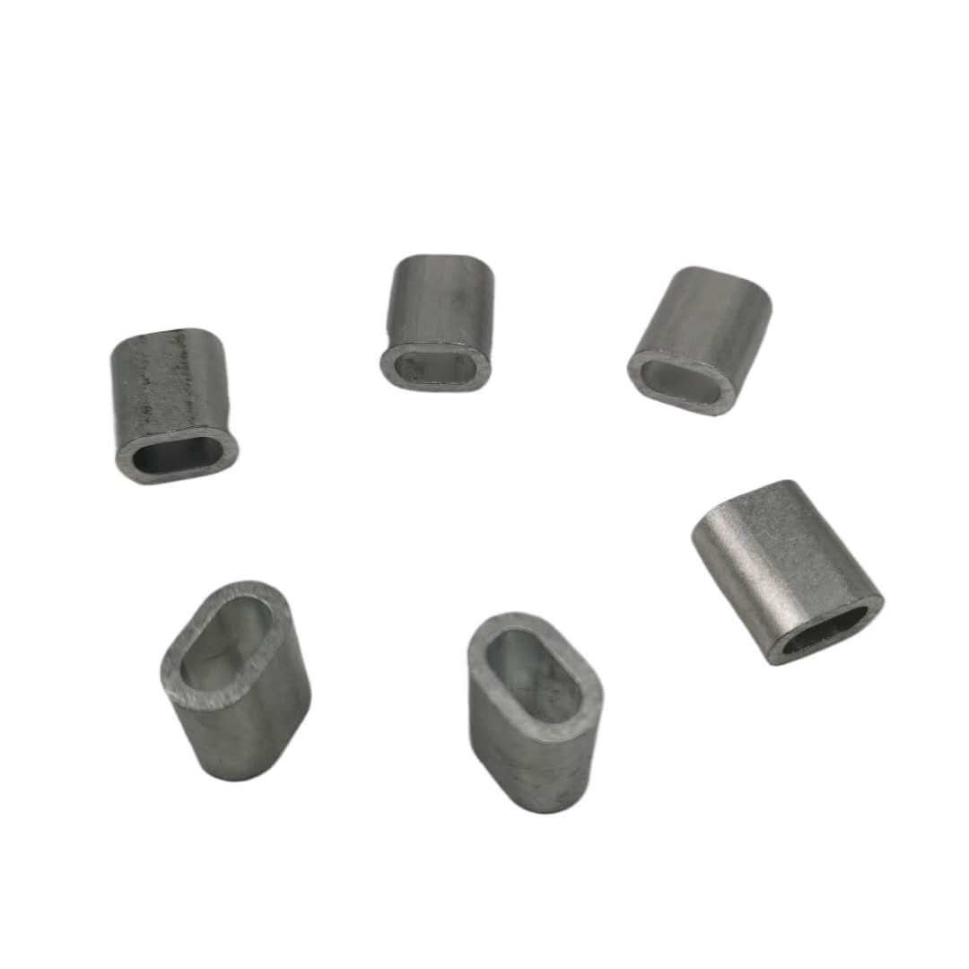 10000 pièces diamètre 1.5mm manchons en aluminium trou unique for sertir le câble métallique 1.5mm