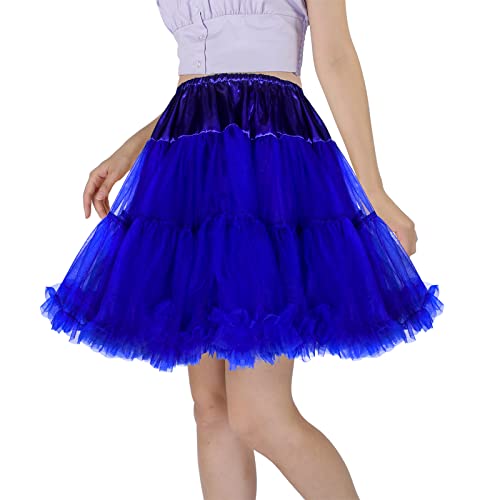 Image of CHERRY LOVE 18inch Petticoat Mid-Thigh Underskirt Princess Puffy Mini Skirt