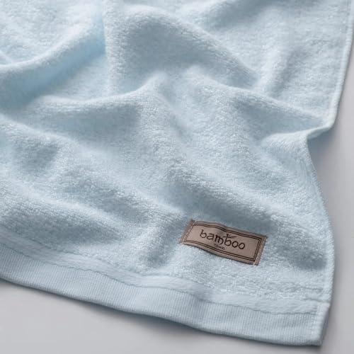 Image of Spread Spain Bamboo Towels for Bath, Towels for Bath Large Size, Bamboo Bath Towel High Absorbent & Soft, 360 GSM, 4pc Set Bath Towel for Men /Women