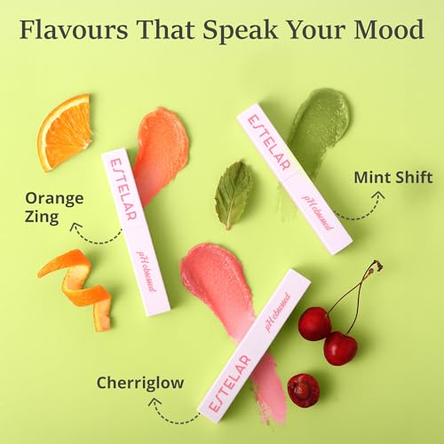 Image of Estelar pH Mint Shift Lipstick, Color Changing Green to Pink Lip Balm, Personalized Lip Tint pH Stick, Enriched with Sea Buckthorn, Almond and Argan Oil, Hydrating, Long-Lasting, Paraben Free, 2.6g