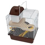 Utilisation Polyvalente: Cette cage pour petit animal est idéale pour les hamsters et autres petits rongeurs, offrant un nid douillet qui favorise leur santé et leur divertissement