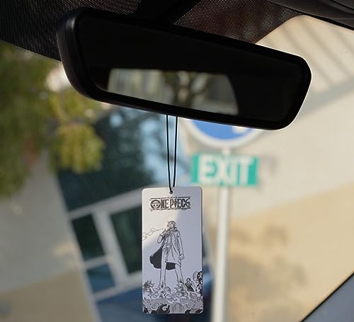 Image of PumpCar 2 pieces Sanji double-sided hanging Japanese anime vanilla-scented One Piece car air freshener Cool anime hanging air fresheners for rearview mirror Car Interior Accessories Household Gifts
