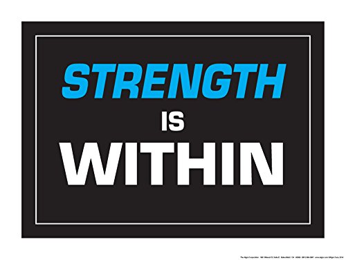 Strength is Within 18" X 24" Poster (Blue)