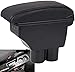 Price comparison product image AMPACO Auto Dual Layer Leather Arm Rest Box for Suzuki Jimny 2010-2015, Car Armrest Box Centre Console Storage Box, Auto Interior Accessories
