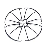 Material: plástico Pieza de marco protector de hélice RC Drone con tornillos para Syma X5C X5SC X5SW de repuesto para protector de hélice y marco de protección de repuesto para accesorios de drones (color: negro)