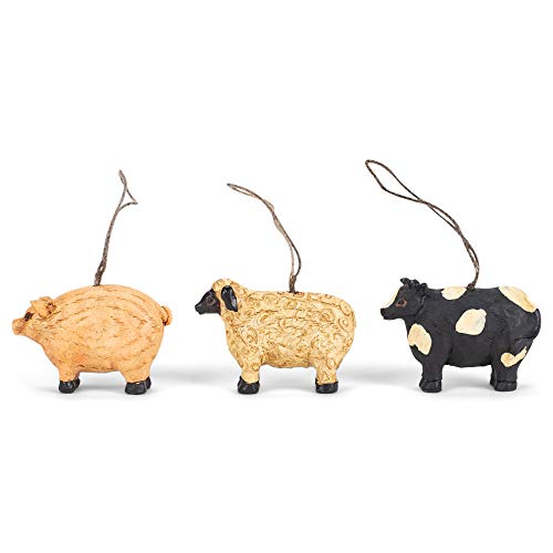 Mini Farm Animal Ornaments Set/6 (1.5