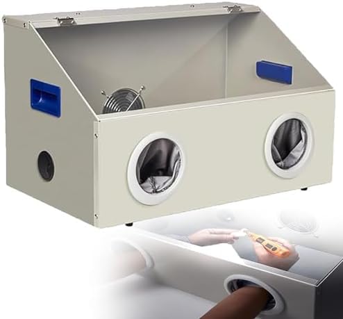 Staubabscheider Für Gravuren, 2800 U/min Dental-schleifkasten Mit Led-Beleuchtung Und Sichtfenster, Zum Schleifen, Gravieren Und Polieren