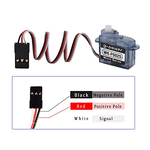 5Pcs P0025 2.5G Micro Servo,0.8Kg/0.07Sec Analog High Speed Coreless Mini Servo Motor Compatible With Raspberry Pi Project Car Helicopter Airplane Boat (Blue) #TOP1