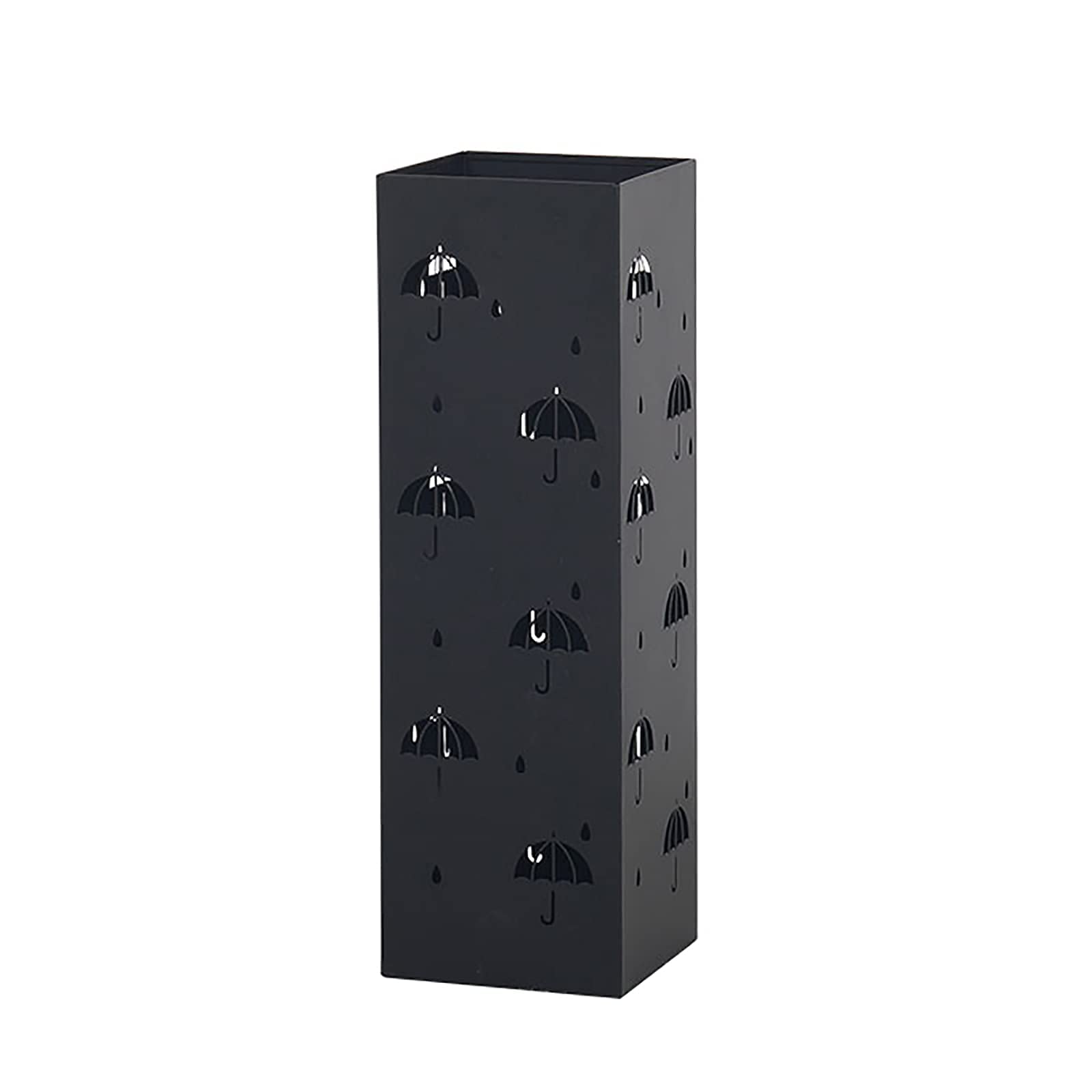 WXPGFEQ Umbrella Stand Indoor Holder, Openwork Metal Rack for Hallway, Foyer, Long or Short Umbrellas