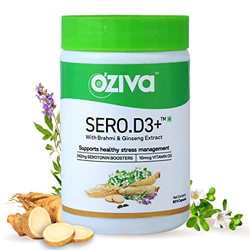 OZiva Sero.D3 | Serotonin Boosters | Vitamin D3 | Br
