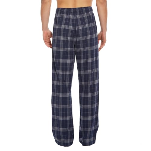 Mens 34/36 Inseam 100% Cotton Pajama Pants for Tall Men4