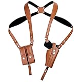 Tactical Shoulder Holster Leather, Concealed Gun Holster...
