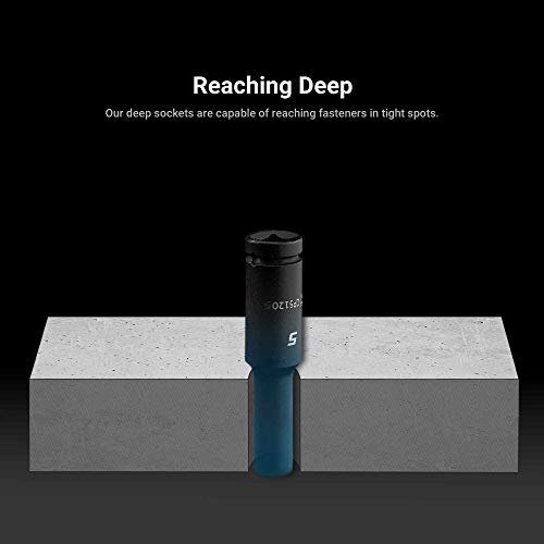 Image of Capri Tools 10 mm Deep Impact Socket, 1 /4-Inch Drive, 6-Point, Metric