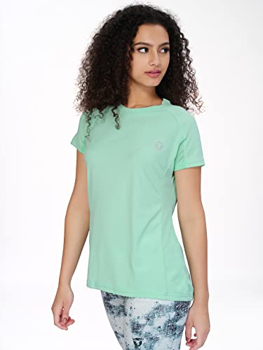 Image of TECHNOSPORT Women's 100% Polyester Regular Fit T-Shirt