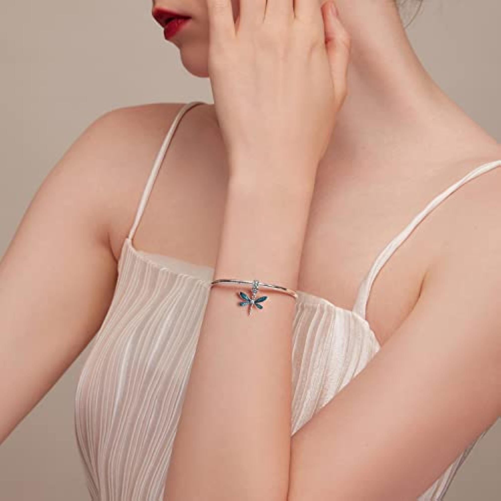 Women's 925 Sterling Silver Butterfly & Dragonfly Charm Bead