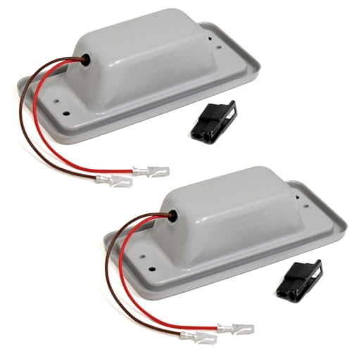 Turn Signal Parking Light Assembly Primer Pair For 1969-1970 International Harvester 1000D Pickup Truck