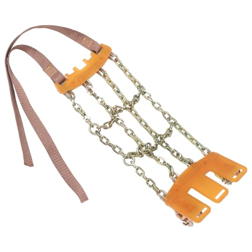 ADOCARN Cadenas de Nieve para Coches y Suv de Acero Manganeso, Antideslizantes y Ligeras para Terrenos Fangosos y Condiciones Difíciles