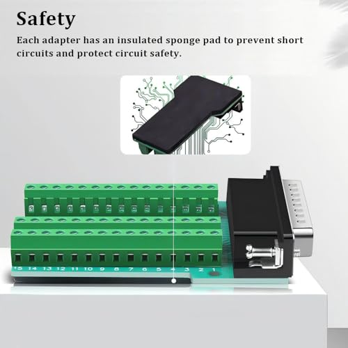 Conector Serial DB44 macho 44 pines, pack x2 miniatura 5