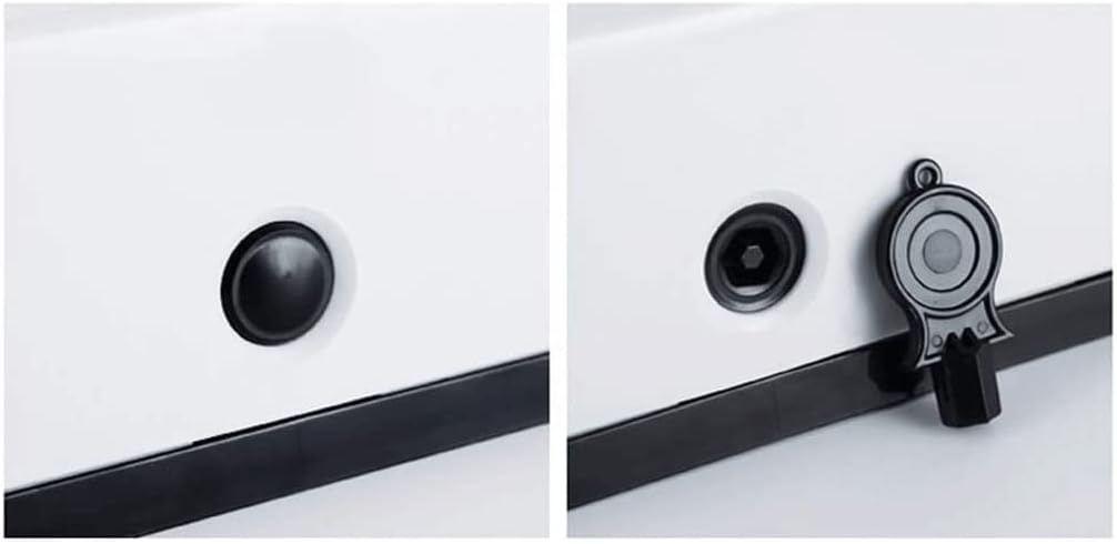 Paper Towel Dispenser Wall-Mounted Paper Towel Dispenser Free Punch Waterproof Drawer Toilet Commercial Tissue Dispenser Toilet Tissue Holder High Capacity (White)