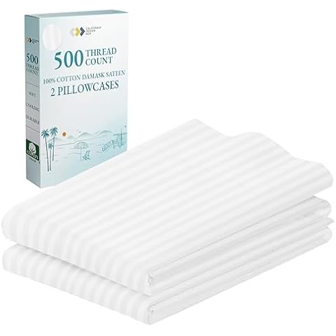 California Design Den 500 Thread Count Pillowcases Cover