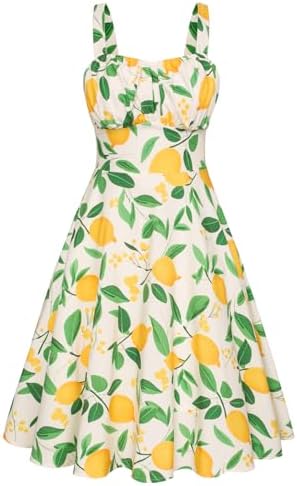 Belle Poque Vintage Floral Dress for Women 2026 Summer A-line Sle...