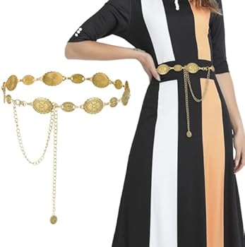 Manfnee Westerse Metalen Concho Riem Voor Vrouwen Cowgirl