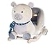 Produktbild Bieco Plüsch Schaukeltier Eisbär Lars, 60 cm | Kinder Schaukelstuhl mit Sicherheitsgurt | Baby Schaukel | Schaukel Kleinkind | Schaukeltier Baby | Baby Schaukelwippe ab 9 Monate | Schaukelpferd Holz
