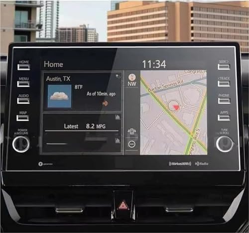 Film protection navigation Toyota Camry contre les rayures sur écran LCD 9 pouces