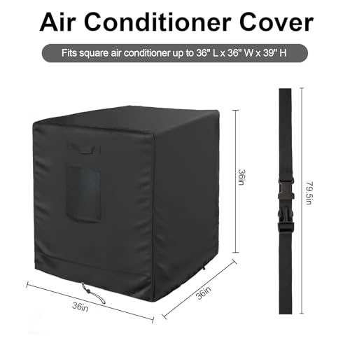 image for BSTGE Central Air Conditioner Cover for Outside Units, AC Covers for O