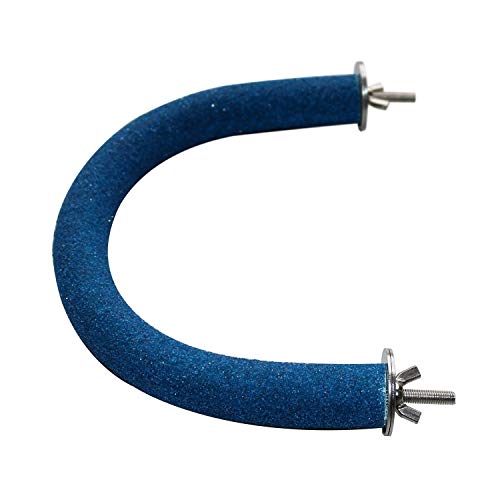 Rypet Parrot Perch Rough-surfaced - Quartz Sands Bird Cage Perches for Small Parakeets Cockatiels, Conures, Macaws… - Image 6