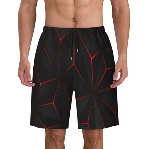 Mens Swim Trunks with Mesh Lining,Quick Dry Big Tall Board Shorts Swimsuit Beach Pants Swimwear Bathing Suits2