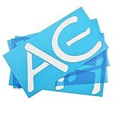 Acme Alphabet Stencils, 6-Inch, Papyrus, 150-Pack