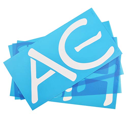 Acme Alphabet Stencils, 6-Inch, Papyrus, 150-Pack