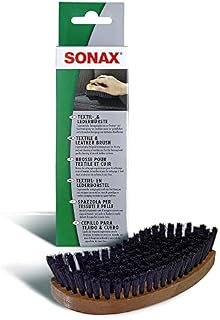 SONAX TEXTILE & LEATHER BRUSH (1 piece) - for the dry and wet cleaning of textiles and for the thorough and gentle cleaning of smooth leather surfaces | Item No. 04167410