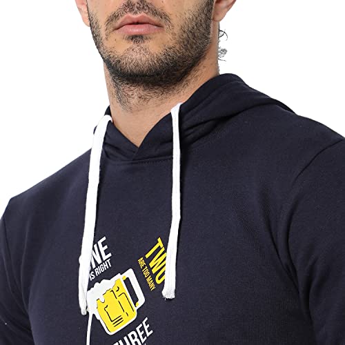 Image of CAHOOT Men's Printed Sweatshirt Regular Fit for Casual Wear | Full Sleeve | Cotton | Stylish Sweatshirt Crafted with Comfort Fit and High Performance for Everyday We