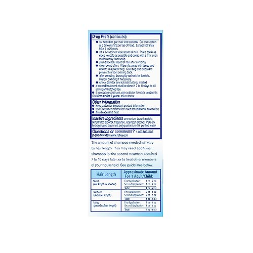 Image of RID Lice Treatment Shampoo for Kids & Adults with Nit Comb, 2 Fl Oz | Permethrin Shampoo kills head lice and includes a nit comb for full removal; 2 fluid ounces