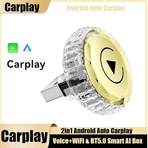 Adaptador USB inalámbrico CarPlay y Android Auto para coche sin cables molestos 6
