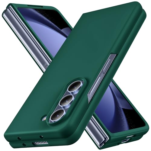 WACJOSD �Ή� Galaxy Z Fold5 �p�� �P�[�X �����O �ϏՌ� PC ���^ ������� �J�����ی� �y�� Z Fold5 �J�o�[ �炳�甧�G�� �t�B�b ���E�ȒP �w��h�~ �y�� ���^ �C�菝�h�~ �[��C94-zfold5-12