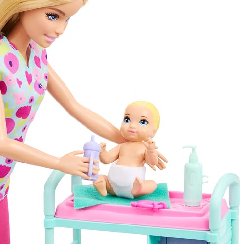 Barbie Careers Baby Doctor Themed Doll and Playset - image 4